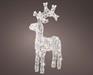 RENNA LUMINOSA IN ACRILICO MORBIDO 50 LED BIANCO CALDO H.61X36,5