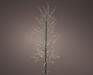 ALBERO NERO LUMINOSO IN PVC  1350 MICROLED BIANCO CALDO H.150 CM
