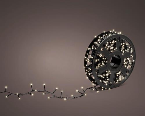 LUCI DI NATALE EFFETTO LAMPEGGIANTE BIANCO CALDO 750 LED 22,5 MT