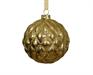PALLINA DI NATALE INFRANGIBILE ORO GLITTER 8 CM
