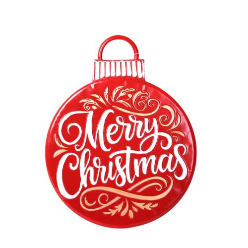 DECORAZIONE MERRY XMAS D.39.5XH50.5 CM
