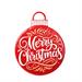 DECORAZIONE MERRY XMAS D.39.5XH50.5 CM