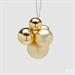 PALLINE DI NATALE GRAPPOLO ORO 5PZ
