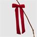 FIOCCO IN VELLUTO CON CLIP H.30X13 CM