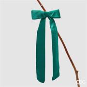 FIOCCO IN VELLUTO VERDE CON CLIP H.30X13 CM