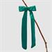 FIOCCO IN VELLUTO VERDE CON CLIP H.30X13 CM