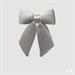 FIOCCO IN VELLUTO ARGENTO H.25X21 CM