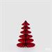 DECORO ORIGAMI ALBERO ROSSO H.25 D.18.5