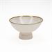 ALZATA VETRO D.25X13CM BIANCO