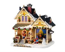 VILLAGGIO NATALIZIO VIGILIA DI NATALE DELLA NONNA 20,5x20x15 CM