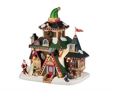 VILLAGGIO NATALIZIO LOGGIA DEGLI ELFI 22,5x21,2x16,7 CM