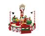 GIOSTRA DI BABBO NATALE TAZZE IN MOVIMENTO 17,5x20x18,5 CM