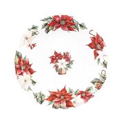 PIATTI STELLA DI NATALE 24 CM 8 PZ