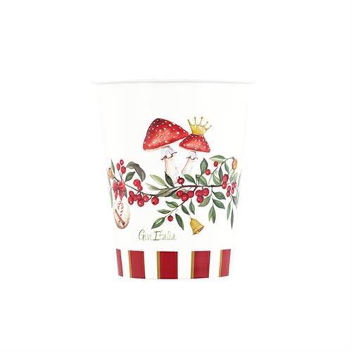 BICCHIERI CHRISTMAS VINTAGE 250 CC 8 PZ