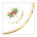 TOVAGLIOLI CHRISTMAS GARLAND ORO 33X33 CM 16 PZ