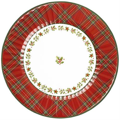 SOTTOPIATTI SCOTTISH CHRISTMAS 33 CM 6 PZ