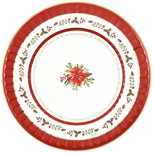 SOTTOPIATTI NATALIZI RED ROYAL 33 CM 6 PZ