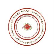 PIATTI NATALIZI RED ROYAL 21 CM 8 PZ