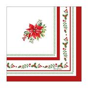 TOVAGLIOLI NATALIZI RED ROYAL 33X33 16 PZ