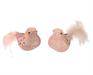 UCCELLINO ROSA CIPRIA CON PAILLETTES E CLIP