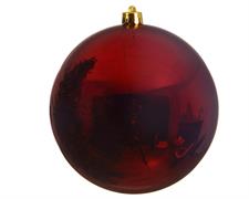 PALLINA DI NATALE BORDEAUX 14 CM