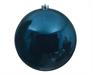 PALLINA BLU NOTTE LUCIDA PER ALBERO 14 CM