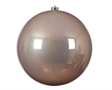 PALLINA DI NATALE ROSA CIPRIA 20 CM