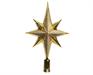 PUNTALE ORO FORMA STELLA 6,5X14,5X25,5CM PER ALBERO DI NATALE