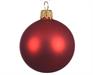 PALLINE DI NATALE ROSSO OPACO 10 CM CONFEZIONE 4 PZ