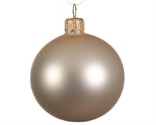PALLINE DI NATALE PERLA OPACO 6 CM CONFEZIONE 6 PZ