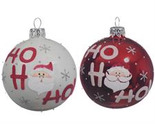 PALLINA DI NATALE 2 ASSORTITE 8 CM