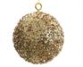 PALLINA DI NATALE BRILLANTINATA ORO 40 CM