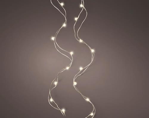 CATENA LUMINOSA 295CM 60 MICRO LED LUCE CALDA