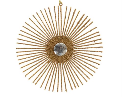 PENDENTE PER ALBERO DI NATALE 15CM ORO
