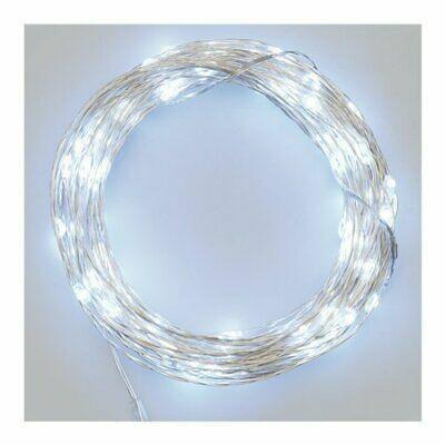LUCI DI NATALE 100 MICROLED BIANCO FREDDO