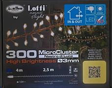 CATENA NASTRO MINICLUSTER D.5CM MHB 300 MICROLED HB CLASSIC 3MM