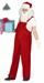 COSTUME SALOPETTE BABBO NATALE TG. L 52-54