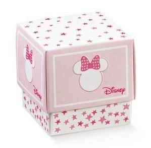 SCATOLINA 50X50X50 MM MINNIE STARS 10PZ