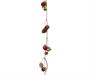 GHIRLANDA DECORATA CON PIGNE CAMPANELLE 100 CM