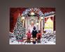 QUADRO PAESAGGISTICO CON LUCI A LED H.38X48X2,3 CM N71
