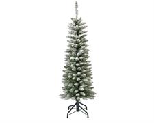 ALBERO DI NATALE INNEVATO SLIM 120 CM SNOWY PENCIL PINE