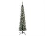ALBERO DI NATALE INNEVATO SLIM 240 CM SNOWY PENCIL PINE