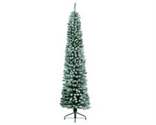 ALBERO DI NATALE INNEVATO SLIM 300 CM SNOWY PENCIL PINE