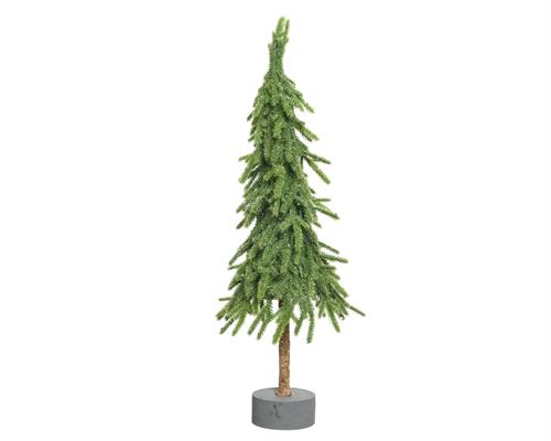 MINI ALBERO CON GLITTER 13 X H.45 CM