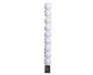 PALLINE DI NATALE BIANCO IRIDESCENTE 6 CM CONFEZIONE 10 PZ