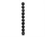 PALLINE DI NATALE NERO 6 CM CONFEZIONE 10 PZ