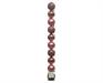 PALLINE DI NATALE ROSA ANTICO 6 CM CONFEZIONE 10 PZ