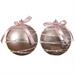 PALLINA DI NATALE ROSA DECORAZIONI ASSORT 8 CM