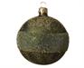 PALLINA DI NATALE DECORATA VERDE