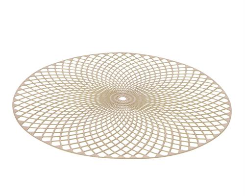 CENTROTAVOLA PVC DORATO